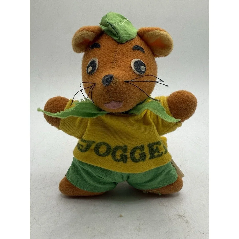 Vintage 6” Russ Berrie Taiwan JOGGER Mouse Themed Small Plush Item # 939